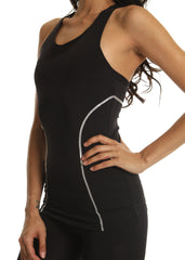 Asymmetrical Performance Tank (Black)