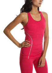 Asymmetrical Performance Tank (Pink Raspberry)