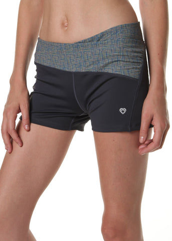 Crosshatch Compression Short (Bluenights)