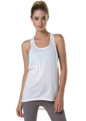 Braided Neck Tank (White)