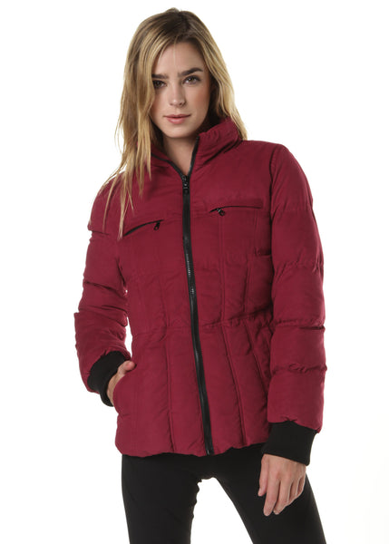 Alpine Puffy Jacket (Merlot)