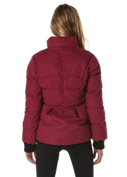 Alpine Puffy Jacket (Merlot)