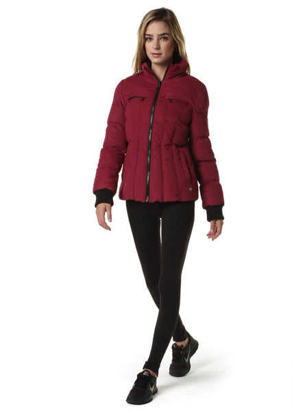 Alpine Puffy Jacket (Merlot)