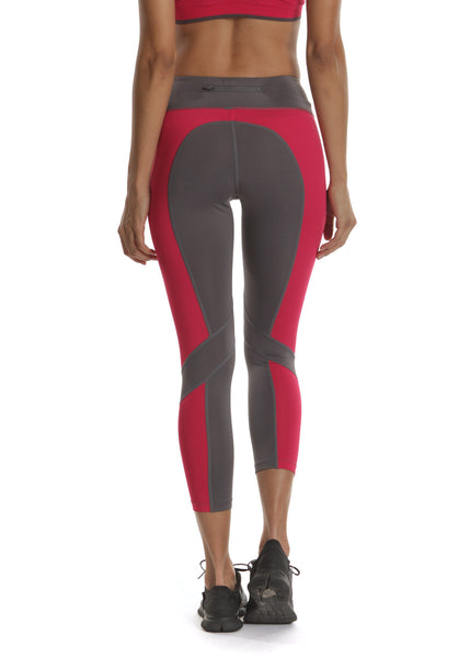 Amplify Capri (Charcoal/Pink Raspberry)