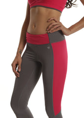 Amplify Capri (Charcoal/Pink Raspberry)