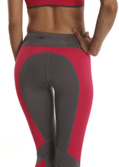 Amplify Capri (Charcoal/Pink Raspberry)