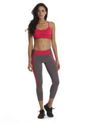 Amplify Capri (Charcoal/Pink Raspberry)