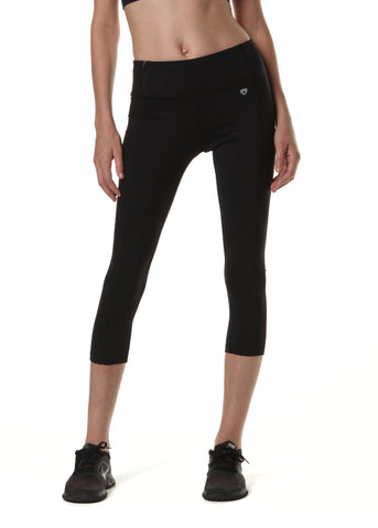 Body Hug Capri (Black)