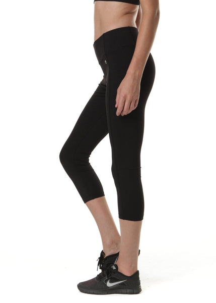 Body Hug Capri (Black)