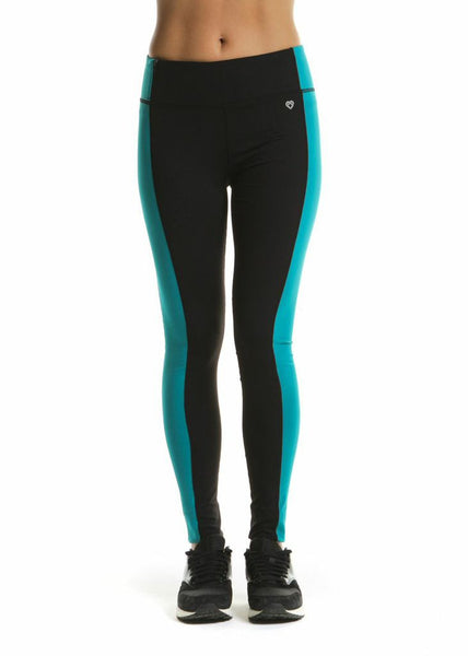 Body Hug Training Pant (Black/Smoke Teal)