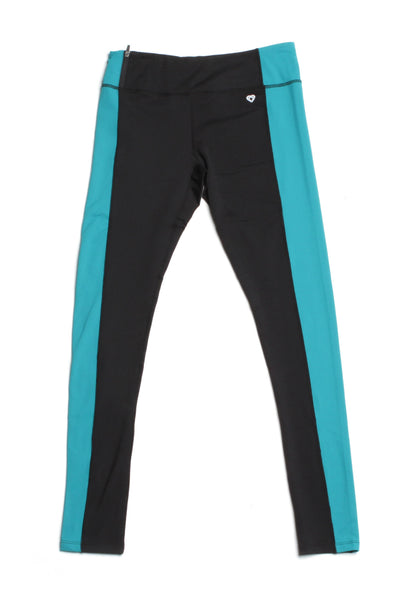 Body Hug Training Pant (Black/Smoke Teal)